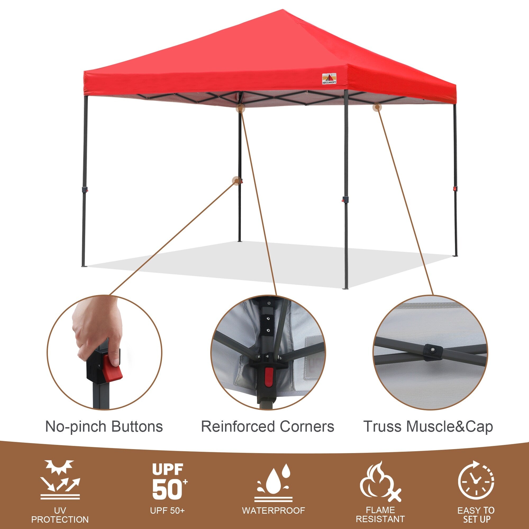 ABCCANOPY Durable Easy Pop up Canopy Tent Outdoor canopy tent