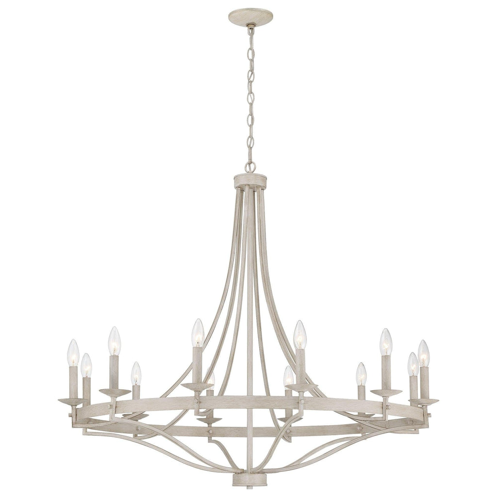 Fidenza 12-light Modern Farmhouse Empire Wagon Wheel Chandelier with UL - D40'' * H135''