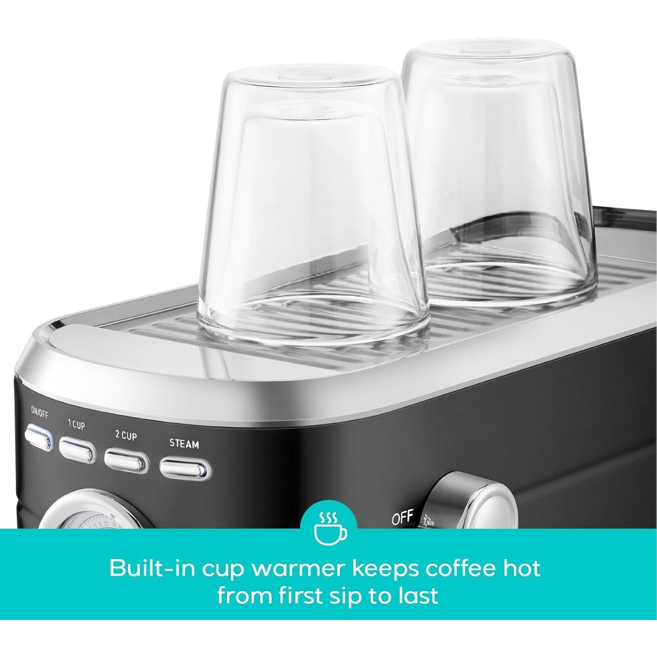 CASABREWS CM5418 Espresso Machine 20 Bar with Milk Frothing Steam Wand