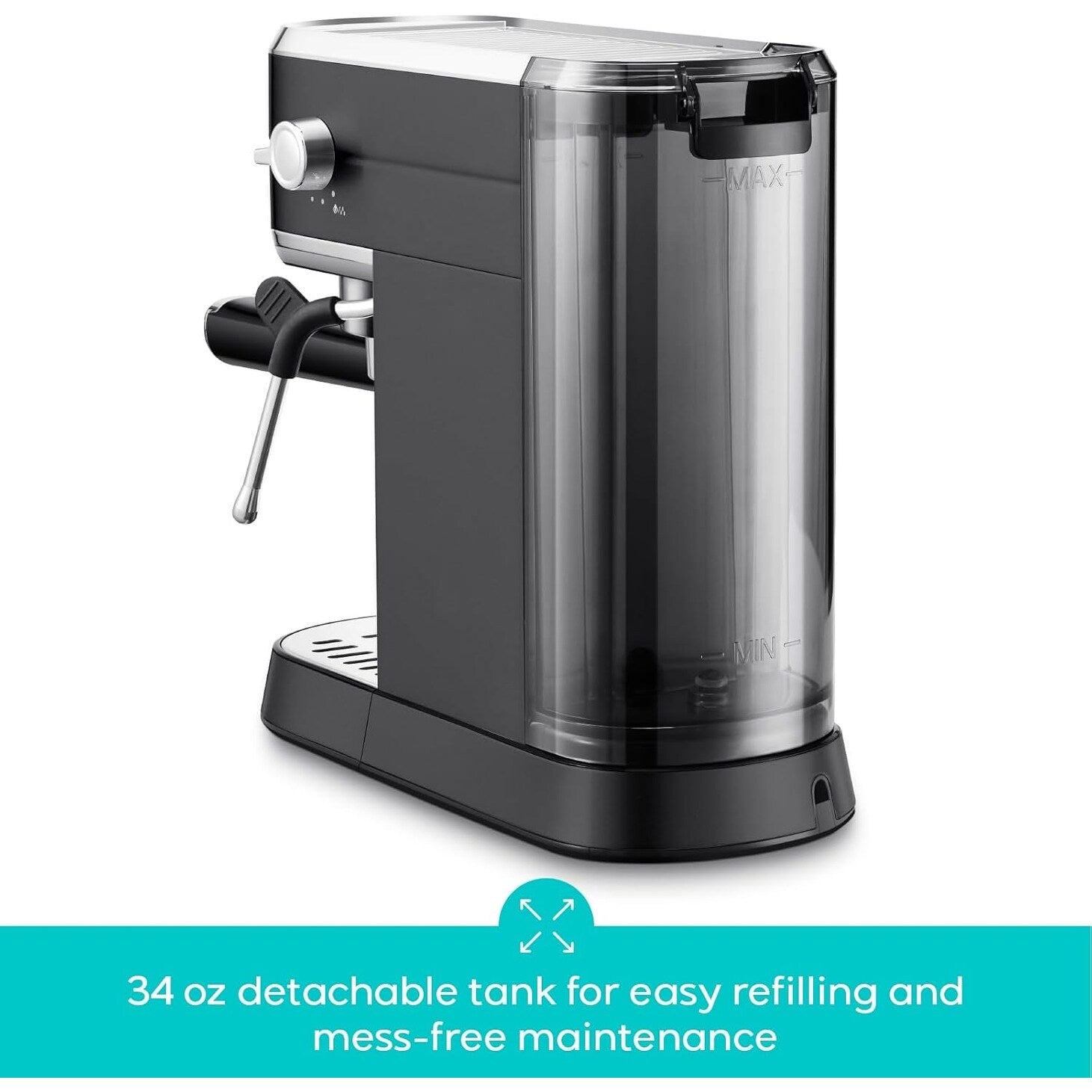 CASABREWS CM5418 Espresso Machine 20 Bar with Milk Frothing Steam Wand