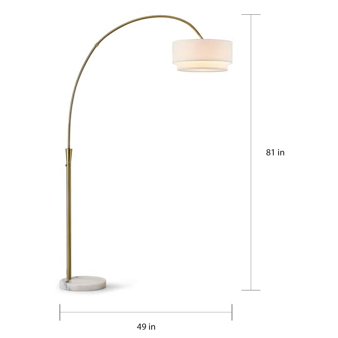 Carson Carrington Flam 81-inch Arch Floor Lamp
