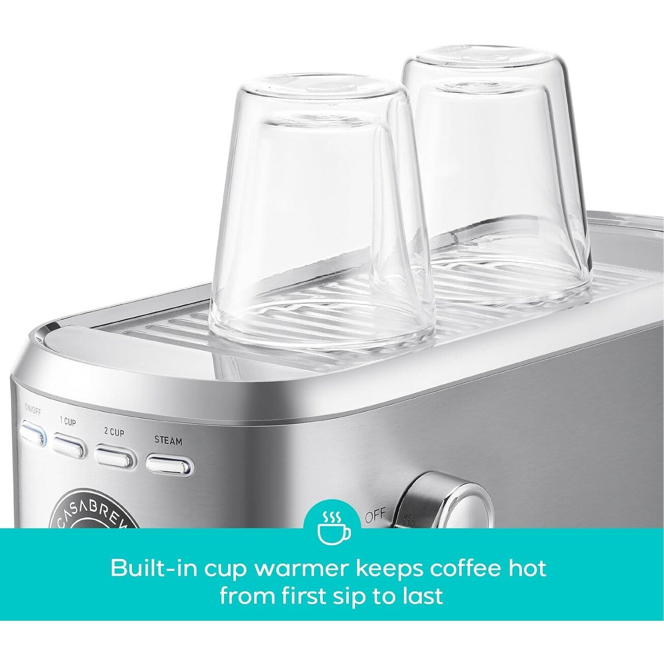 CASABREWS CM5418Basic 20-Bar Espresso Machine W/ Milk Frothing for Home