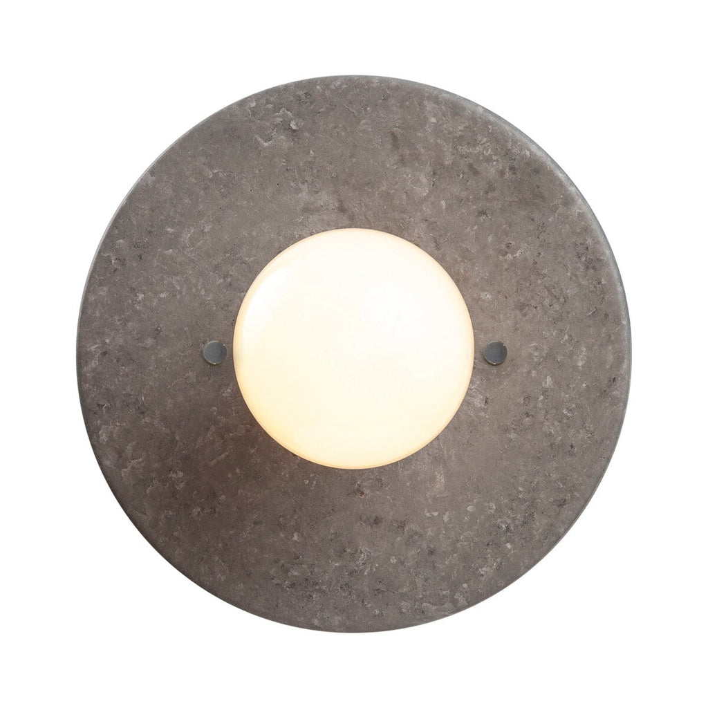 Ceramic Discus Wall Sconce