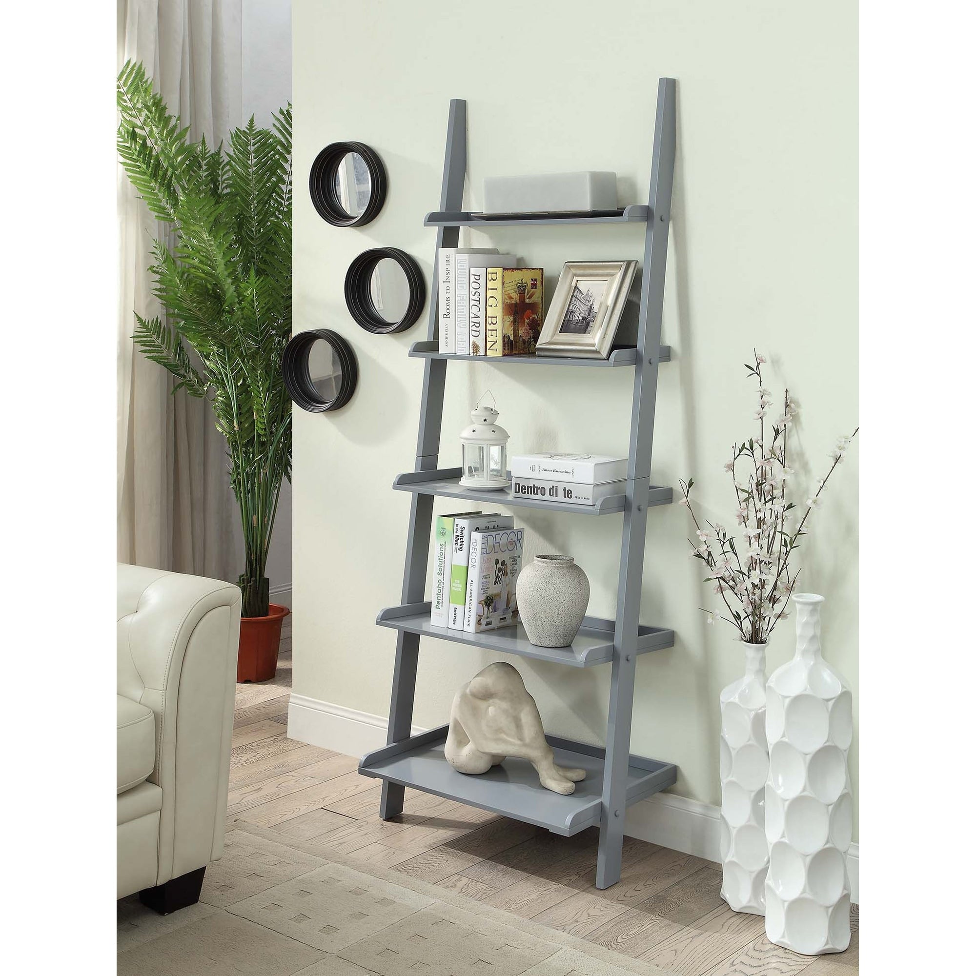 Convenience Concepts American Heritage Bookshelf Ladder