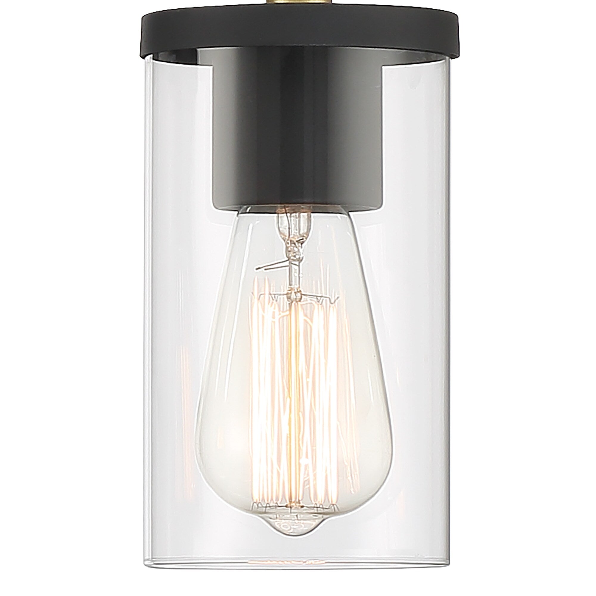 Decatur 6-light Modern Farmhouse Black/ Gold Bathroom Vanity Light with UL Certified