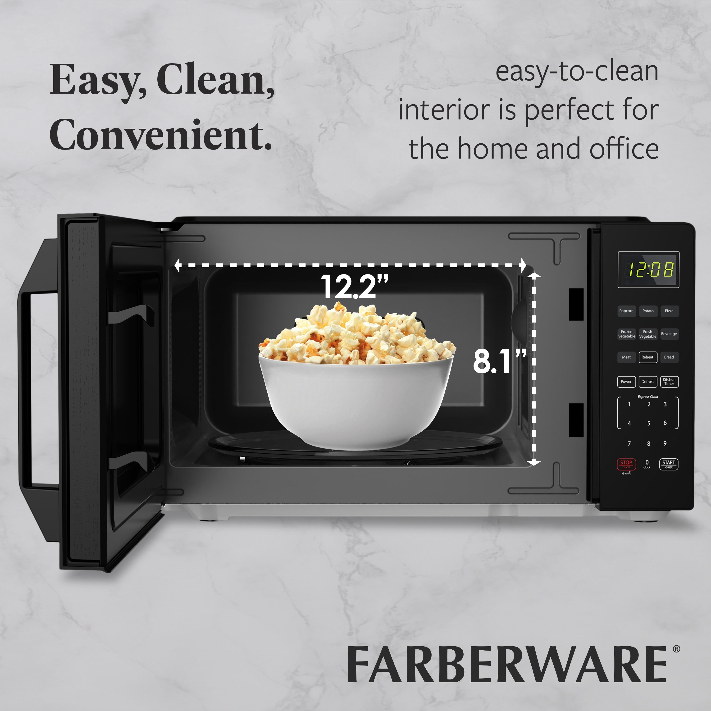 Farberware 700-Watt Compact Countertop Microwave