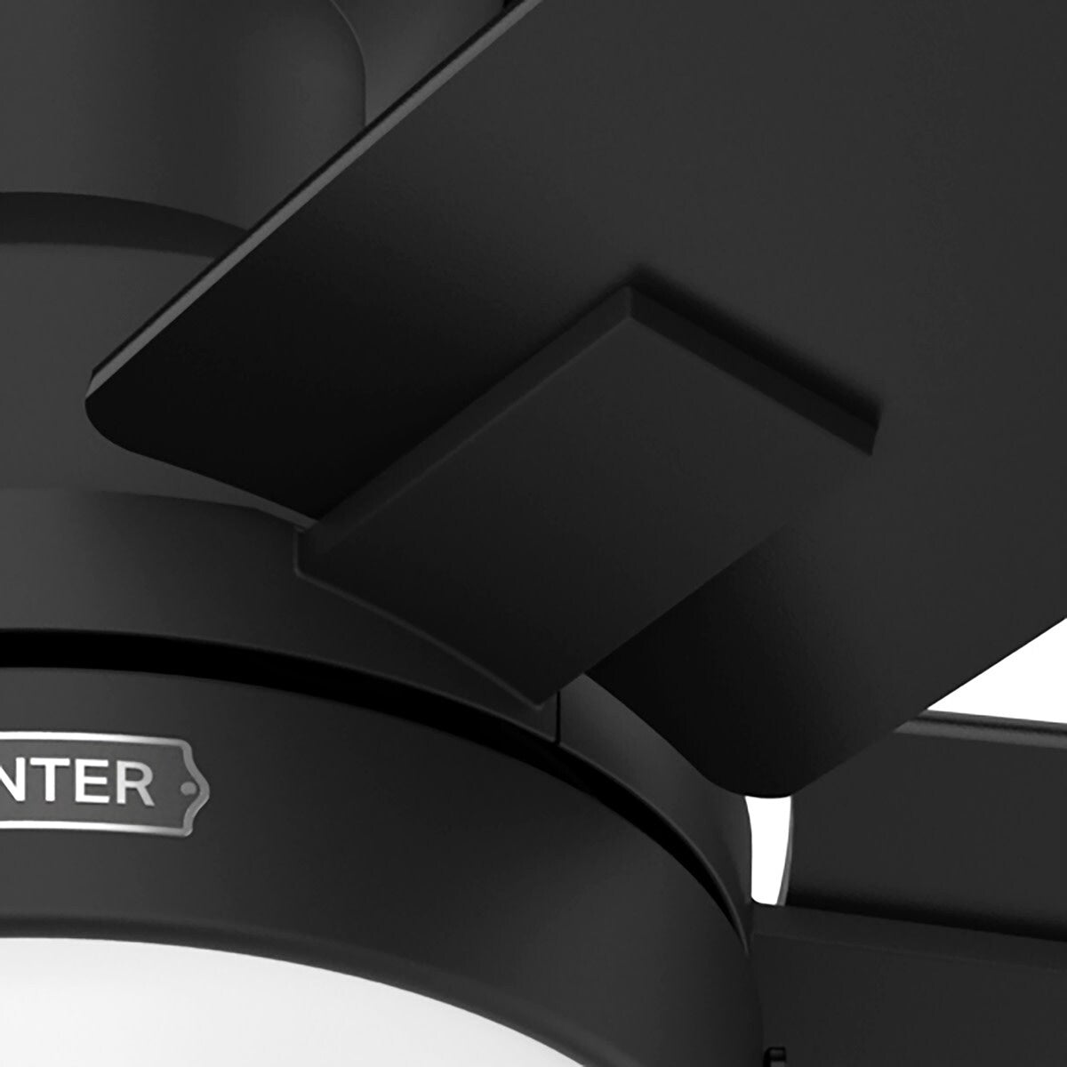 Hunter 52 Anisten Low Profile Ceiling Fan with LED Light and Pull Chain - Modern, Contemporary, Transitional