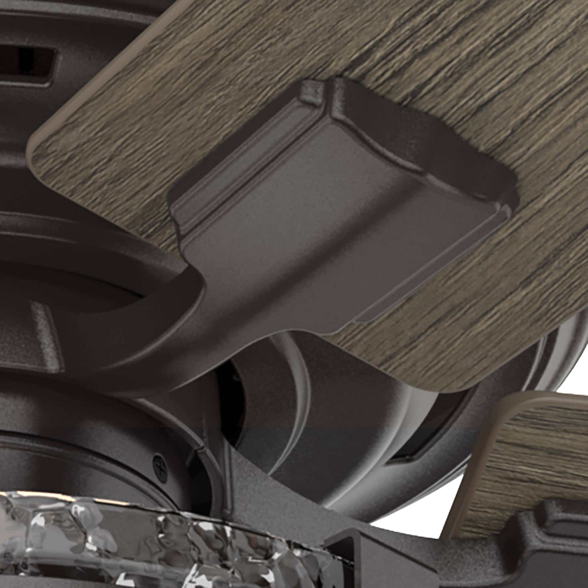 Hunter 52 Canyon Ridge Indoor / Outdoor Ceiling Fan LED Light, Handheld Remote - Farmhouse, Rustic, Industrial