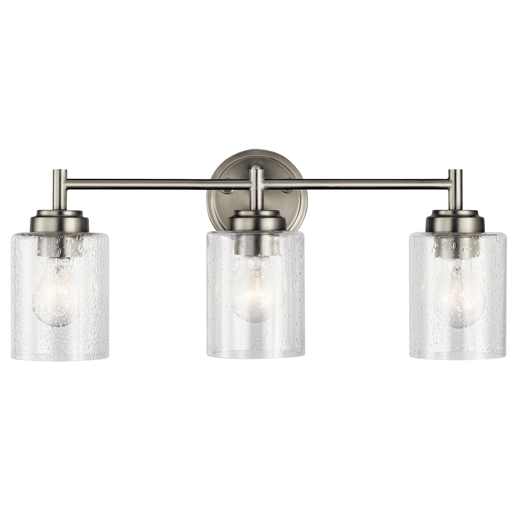 Kichler Lighting Winslow 3-light Brushed Nickel Bath Vanity Light