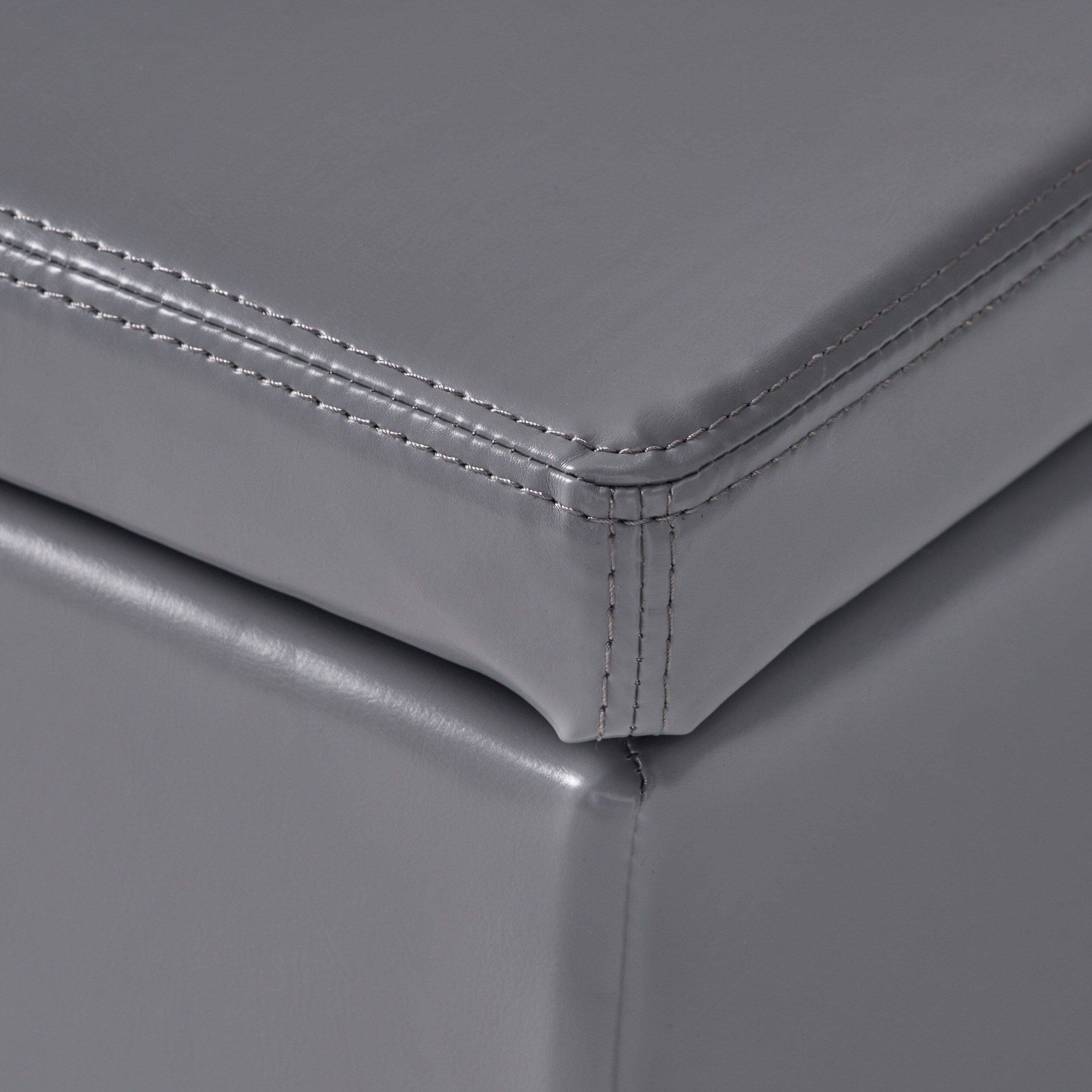 Lucinda Faux Leather Storage Bench by Christopher Knight Home - 51.25 L x 17.50 W x 16.25 H