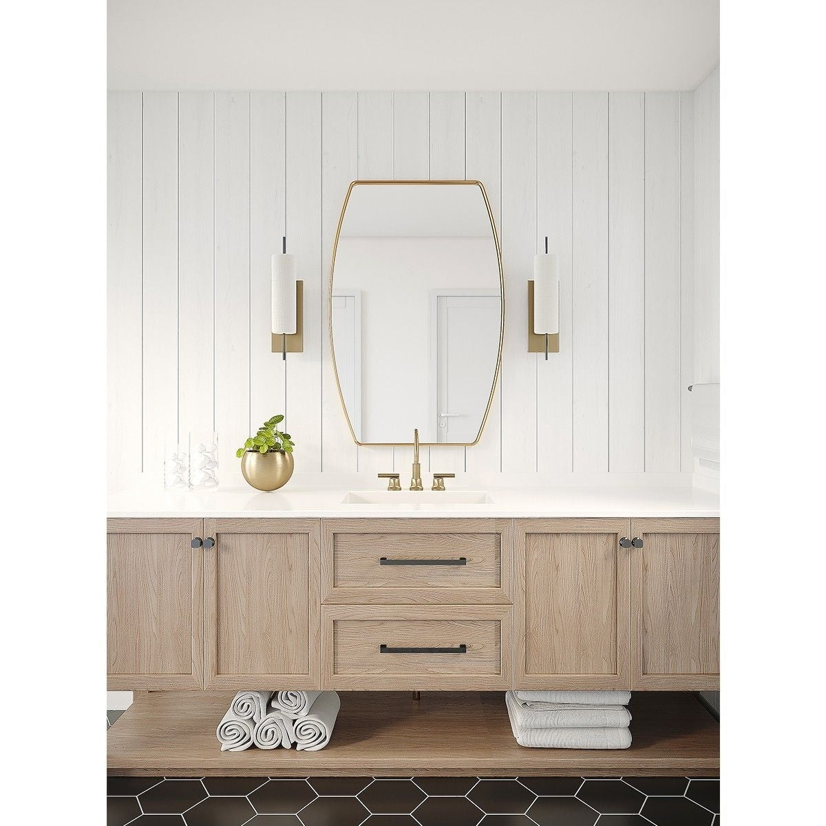 MacLuu Oblong Metal Wall Mirror