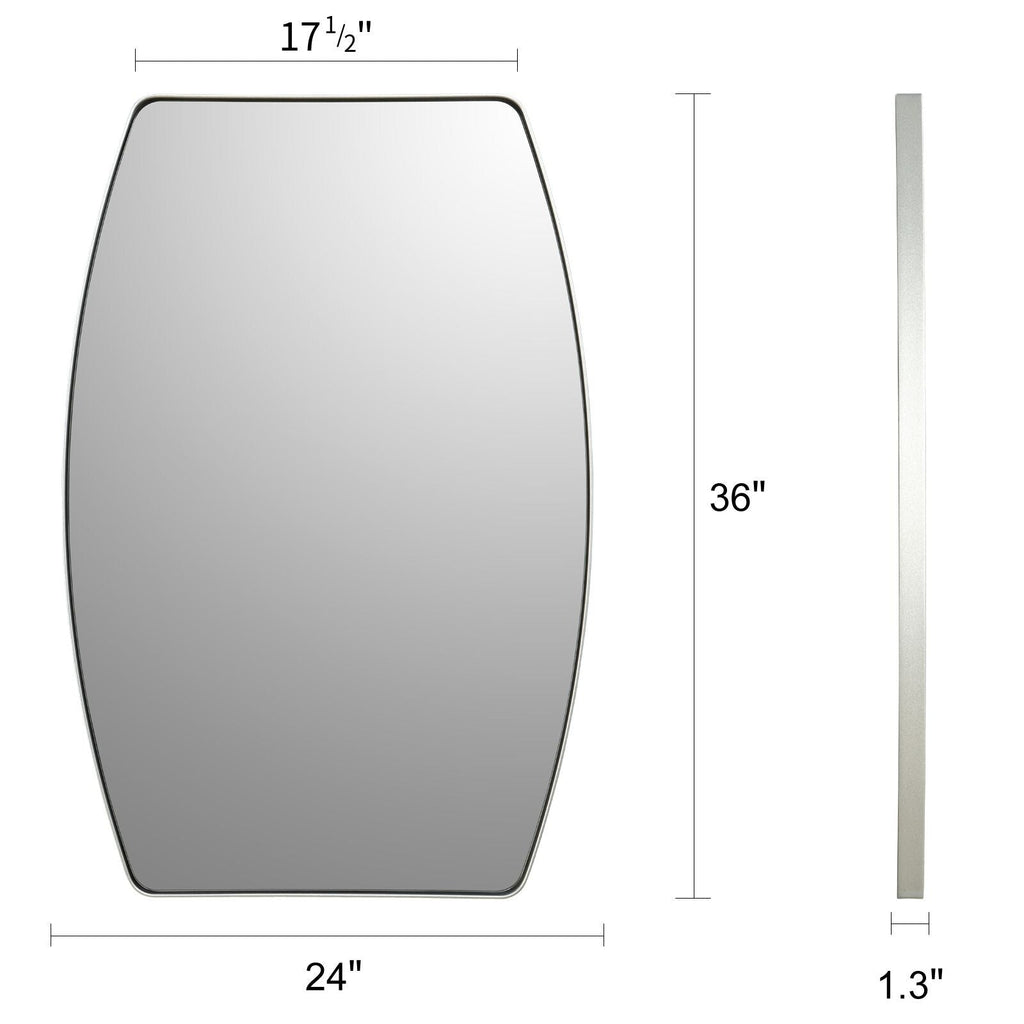 MacLuu Oblong Metal Wall Mirror