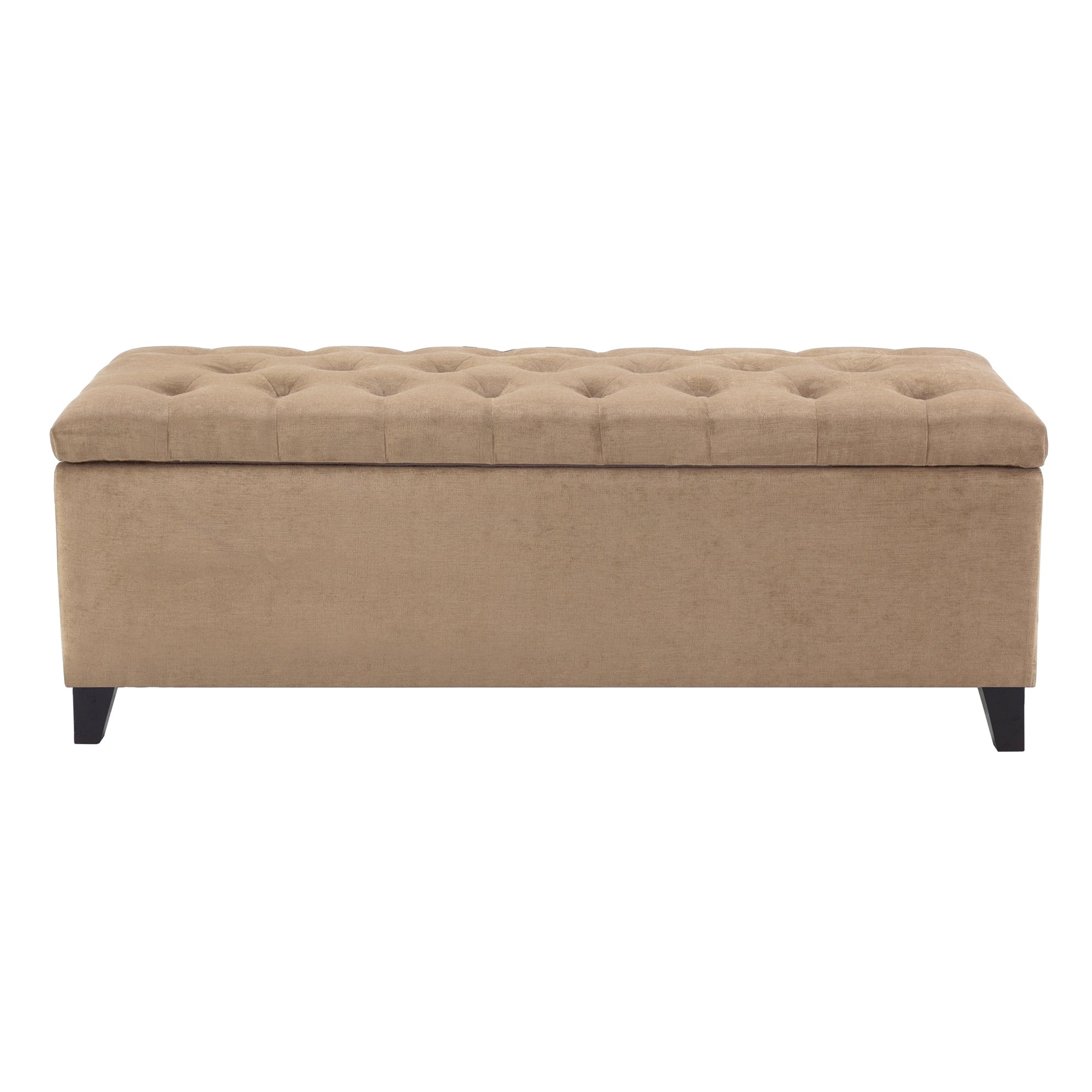 Madison Park Sasha Tufted Top Upholstered Storage Bench