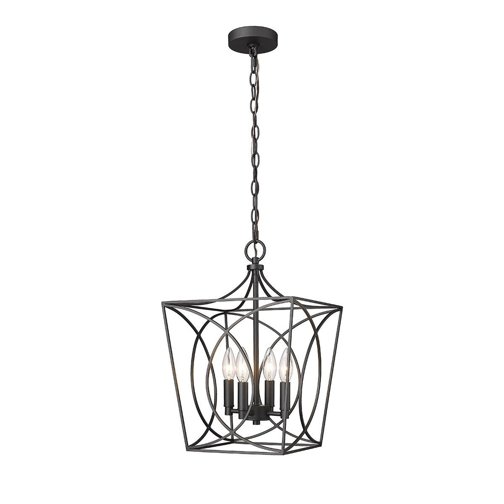 Millennium Lighting Tracy 4 Light Pendant Fixture in Multiple Finishes
