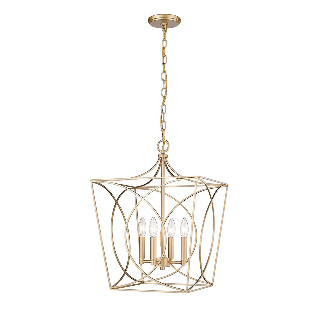 Millennium Lighting Tracy 4 Light Pendant Fixture in Multiple Finishes