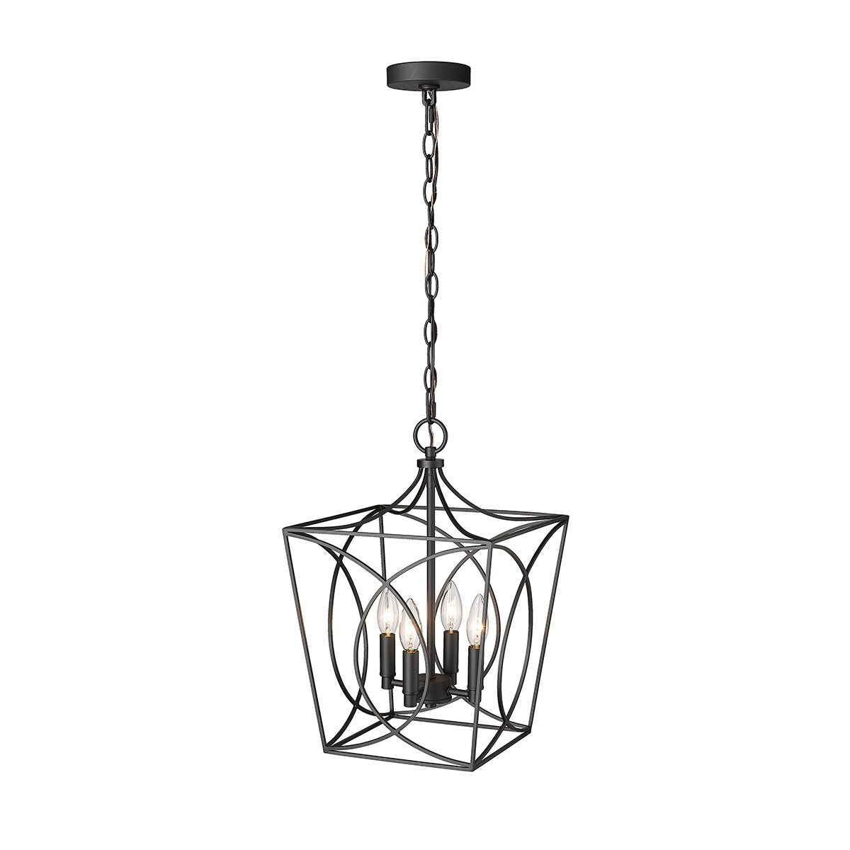 Millennium Lighting Tracy 4 Light Pendant Fixture in Multiple Finishes