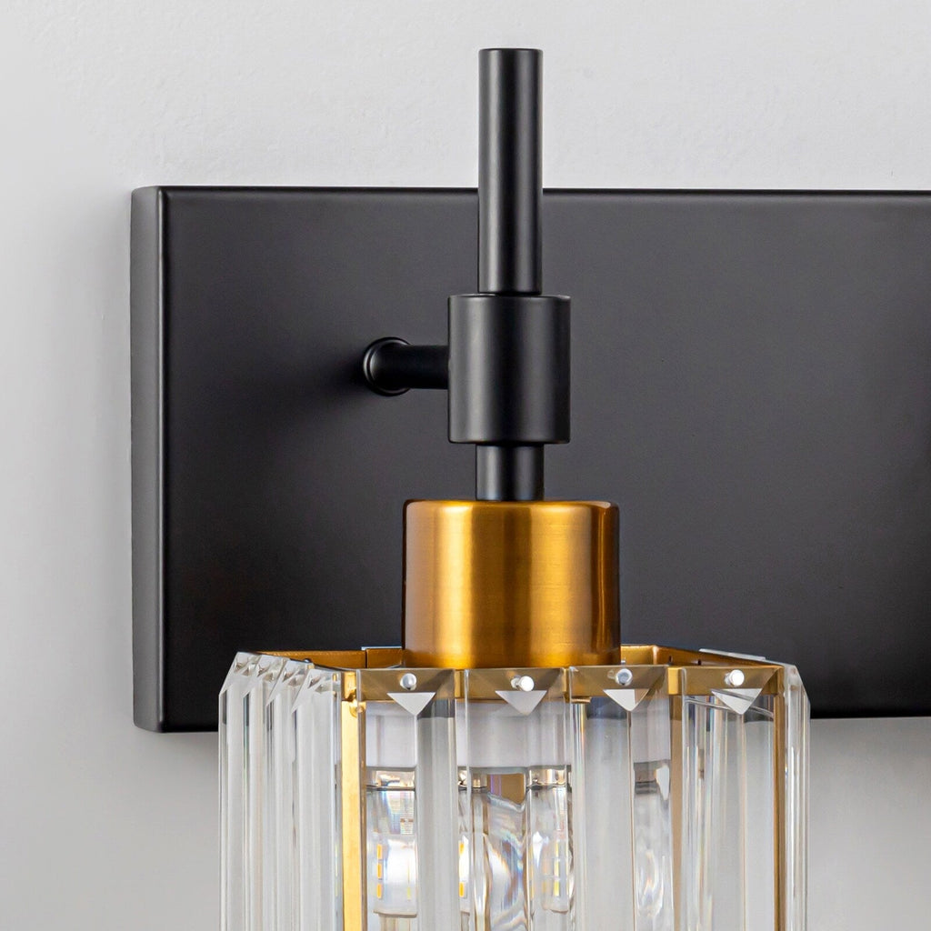 Ora Modern Dimmable Crystal Bathroom Light Fixtures Over Mirror Glam Vanity Lights