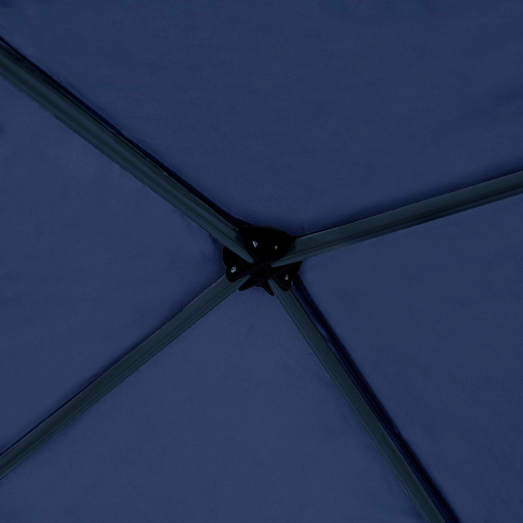 Outsunny 10' x 10' Heavy Duty Pop Up Canopy with Removable Mesh Sidewall Netting, Easy Setup Design, Outdoor Party Event