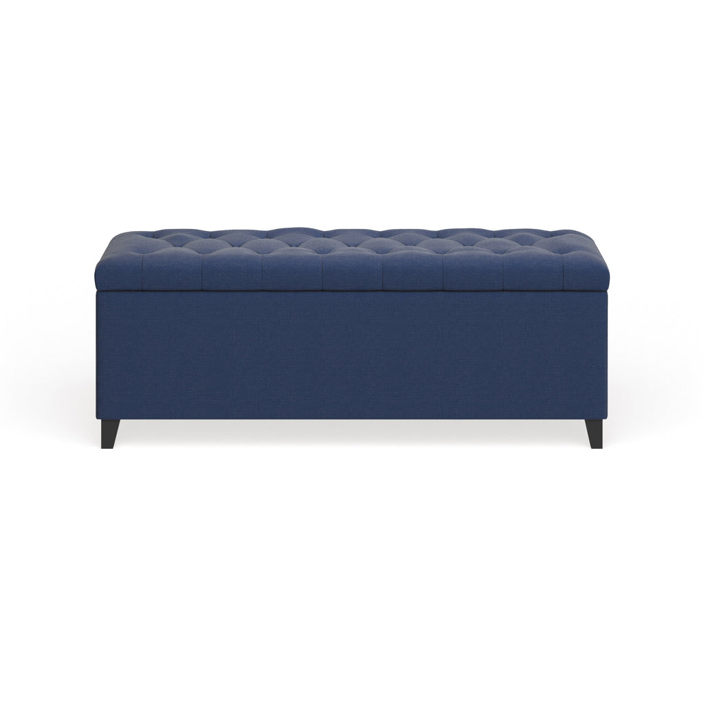 Madison Park Sasha Tufted Top Upholstered Storage Bench