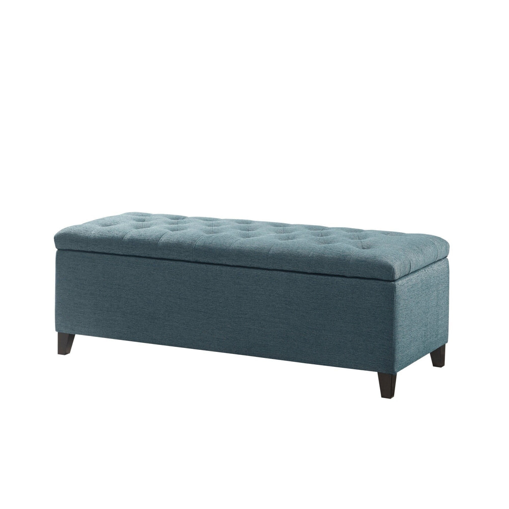 Madison Park Sasha Tufted Top Upholstered Storage Bench