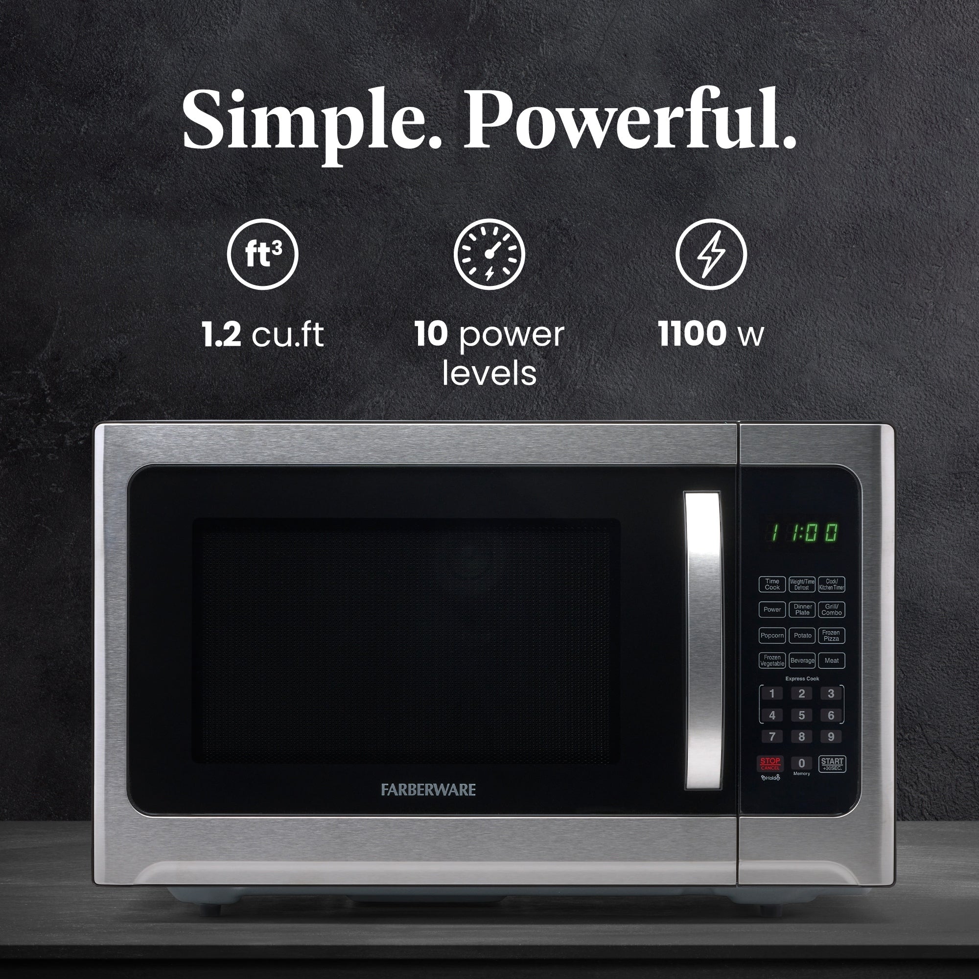 Professional 1.2 Cu.Ft. Microwave and Grill Oven