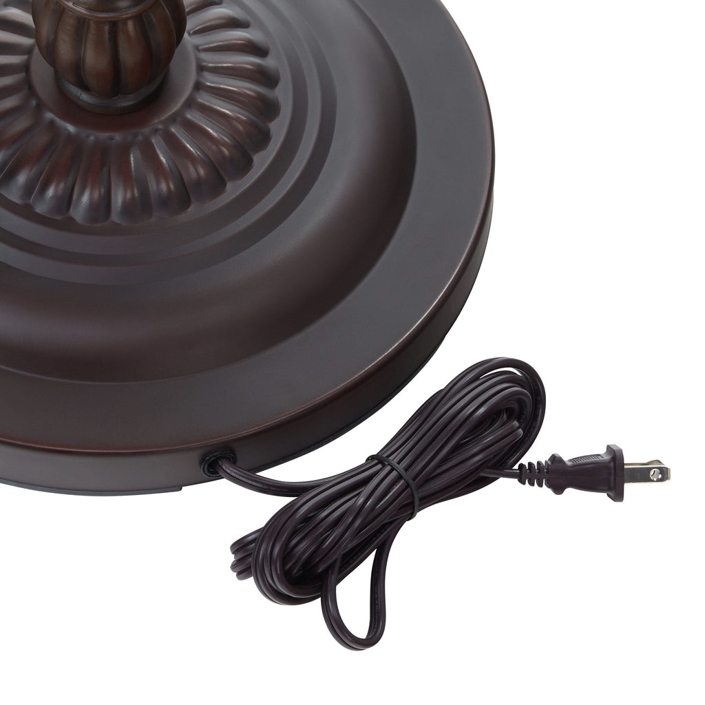 River of Goods Allistar Stained Glass and Resin 3-light 64-inch High Downlight Floor Lamp - 20L x 20W x 64H