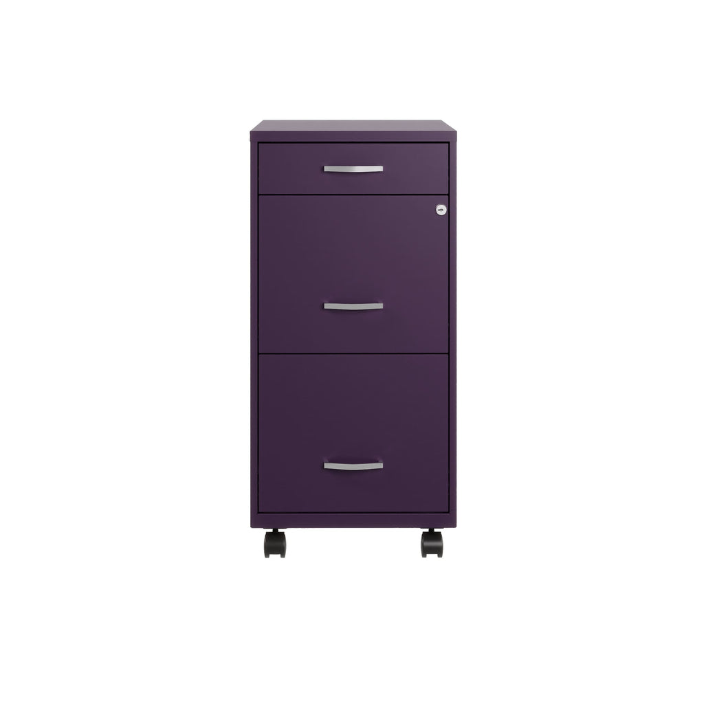 Space Solutions 18 Deep 3 Drawer Metal File Cabinet