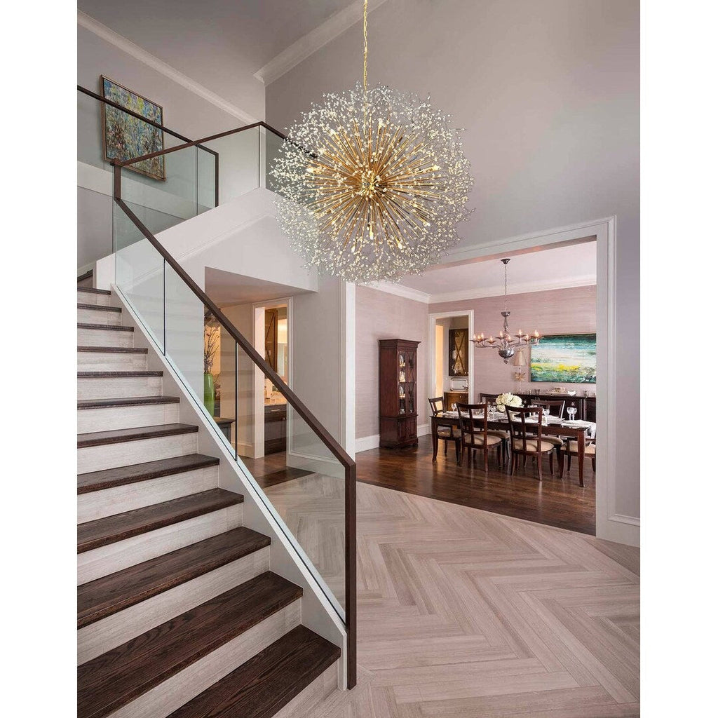 Starburst Chandelier 47 Wide Crystal Lighting Fixture