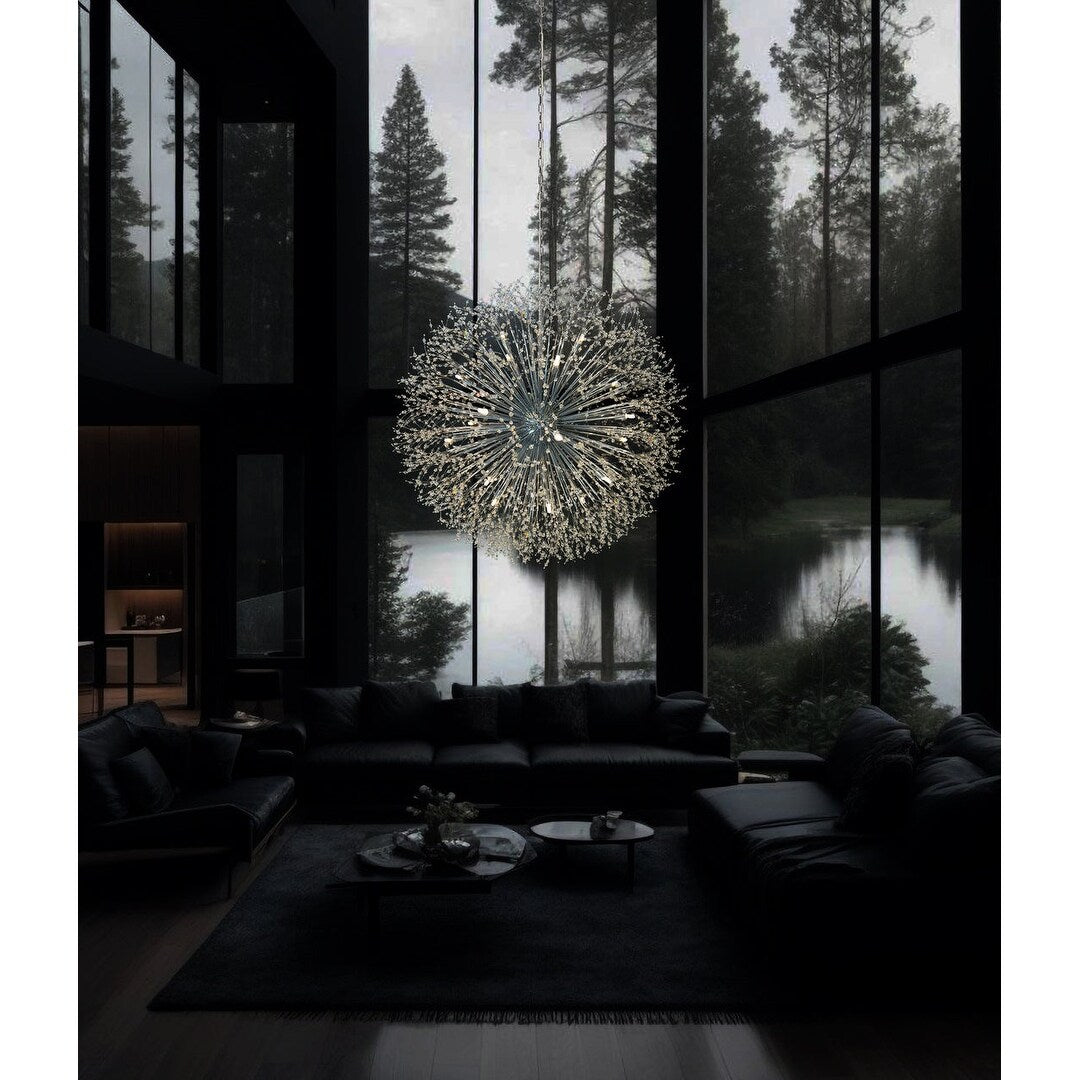Starburst Chandelier 47 Wide Crystal Lighting Fixture
