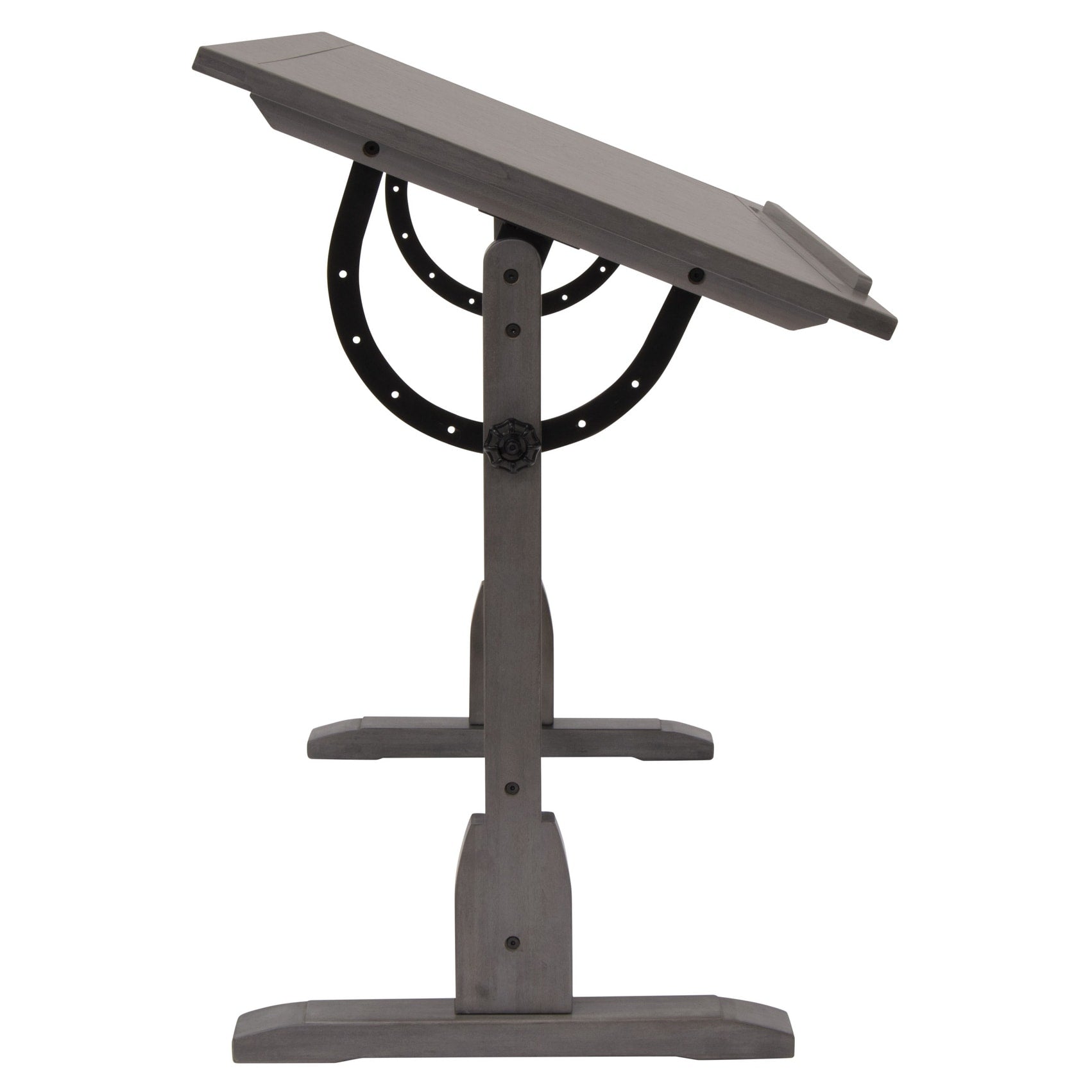 Studio Designs 36-inch Vintage Wood Drafting Table with Angle Adjustable Top for Drawing