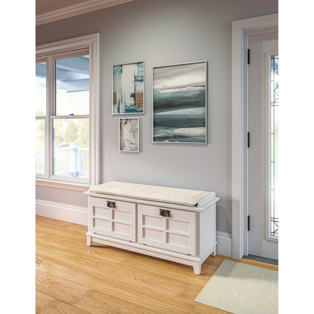 The Gray Barn Old Stone Upholstered Storage Bench