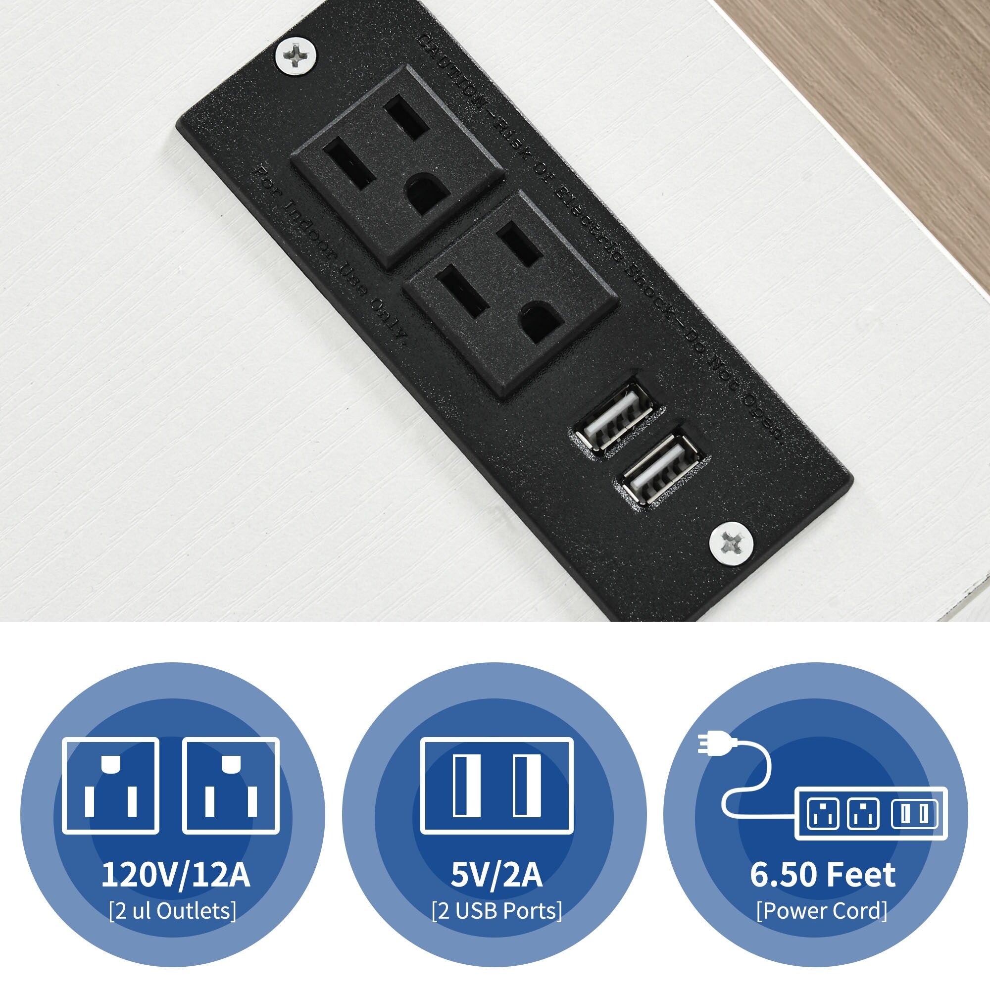 Wood File Cabinet with Charging Station Mobile Lateral Filing Cabinet Lockable Fits A4 Letter Legal Size Files